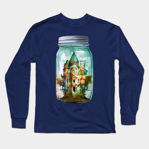 House Jar Long Sleeve T-Shirt by ginkelmier@gmail.com